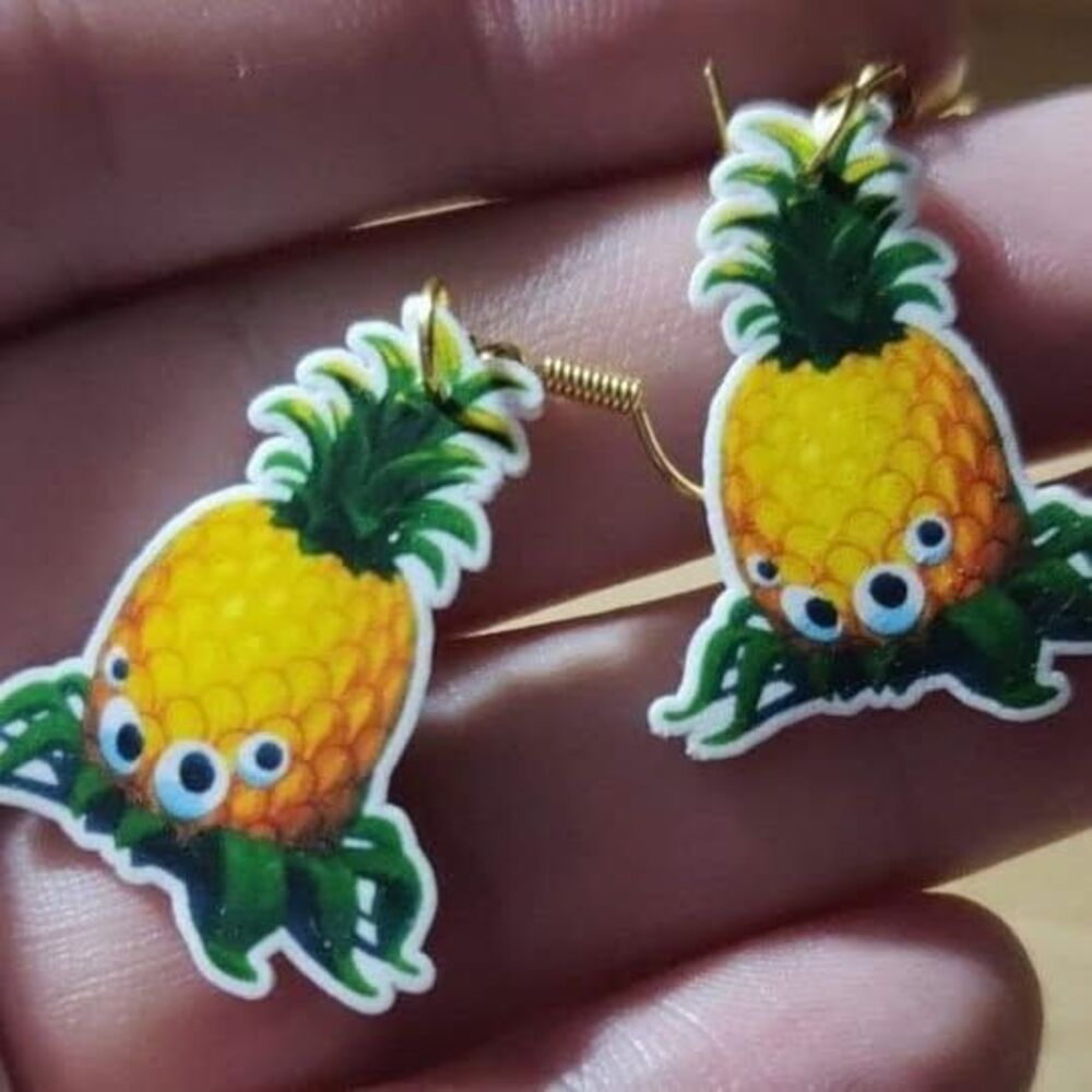 Bugsnax Pineantula Earrings